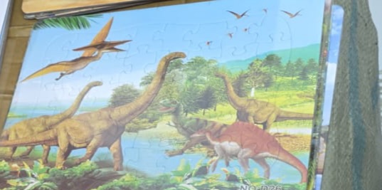 diyplz dinosaur world wooden puzzle (40 pieces) diyplz dinosaur world wooden puzzle (40 pieces)